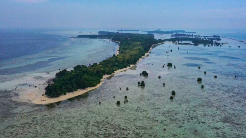 L’île de Pari, en Indonésie, menacée par la montée des eaux (archives).