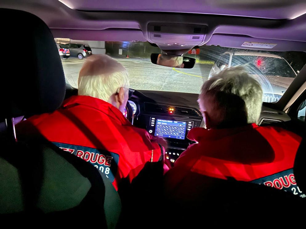 Unterwegs mit Nez Rouge der Sektion Luzern. Adresse eintippen ins Navi – und auf geht es von Kriens LU nach Hitzkirch LU …