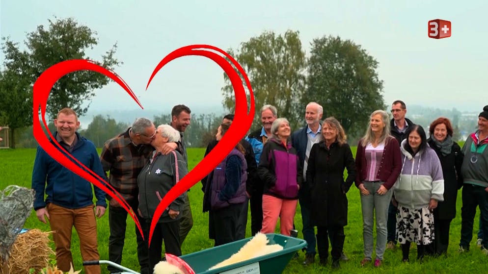 Verwirrung am Finale von «Bauer, ledig, sucht». Sie sind das kultigste Paar der Staffel: Rossbäuerin Gabi mit ihrem Röbi. Mit ihm hat sie das ABC des Küssens gelernt. 