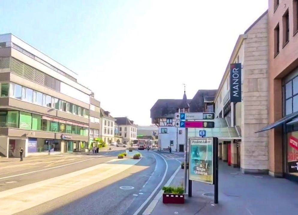 The scene of the crime was Aarau's Bahnhofstrasse in summer 2024.