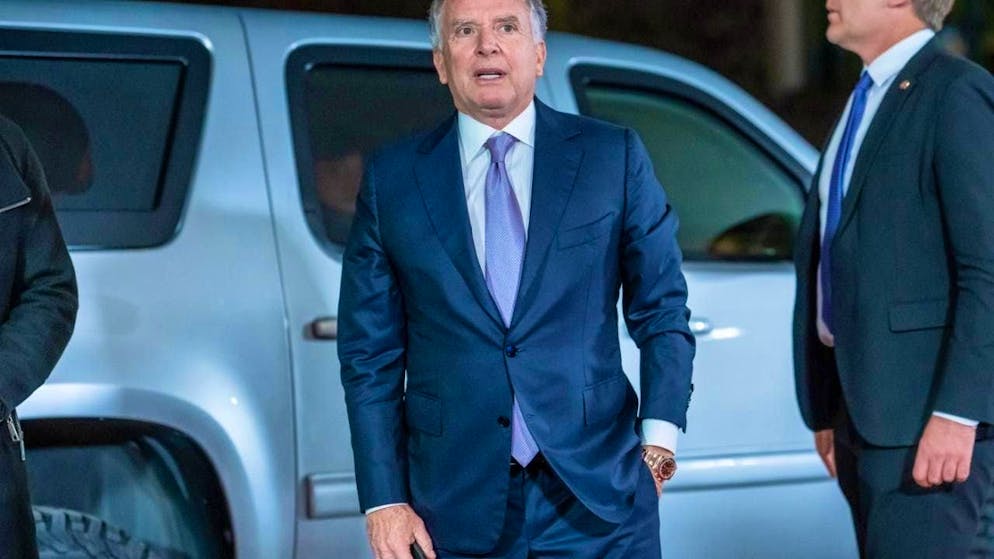 Steve Witkoff, special envoy of the United States, arrives at the Chancellery. Photo: Michael Kappeler/dpa