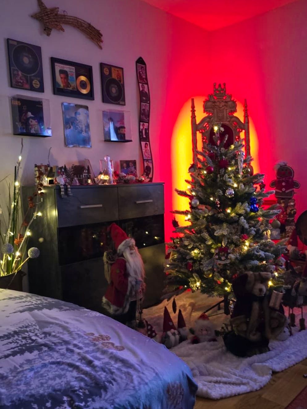 Weihnachtsbäume blue News Leser. Bei den blue News Lesern Herby und Sven daheim. 