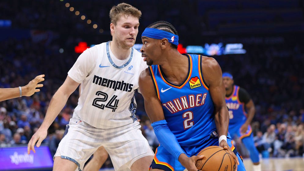NBA. Le Thunder renoue avec la victoire, les Nuggets s’accrochent