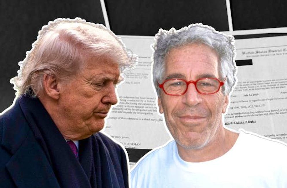 Jeffrey Epstein and Donald Trump appear in the files.