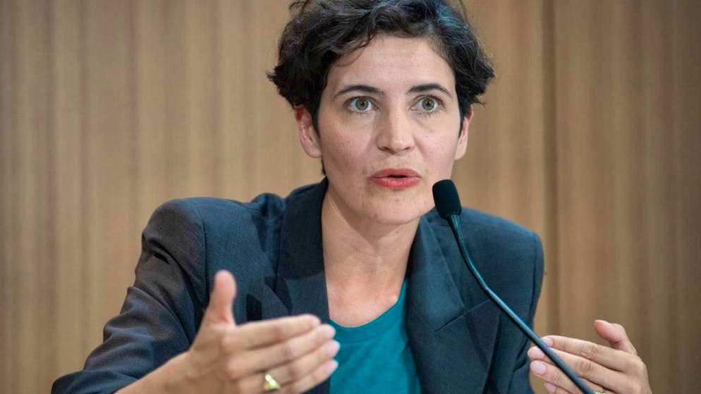 ARCHIVE - Anna-Lena von Hodenberg, Managing Director of HateAid Gmbh, speaks during a press conference on the founding of the organization. HateAid aims to help people who are confronted with offensive and discriminatory statements online. Photo: Soeren Stache/dpa