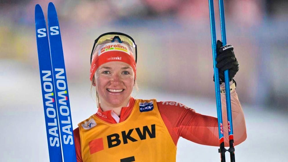 The Tour de Ski has passed its zenith - Gallery. Wants to be on the stage podium at the Tour de Ski too: Nadine Fähndrich after her 3rd place two weeks ago in Davos