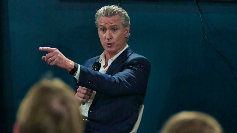 California Governor Gavin Newsom declared a state of emergency for several counties, including the Los Angeles metropolitan area. (archive picture)