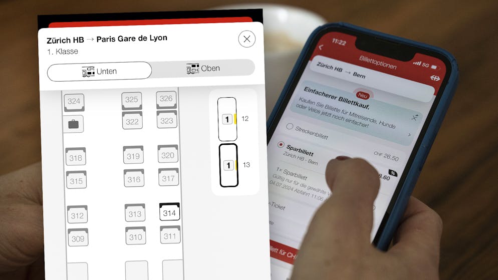 Die Deutschen können es schon lange. Endlich Wunschplatz im Zug: So funktioniert die neue Sitzplatz-Reservation der SBB