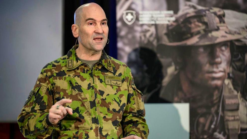Le chef de l'armée suisse Thomas Suessli va quitter ses fonctions à la fin de l'année (archives).