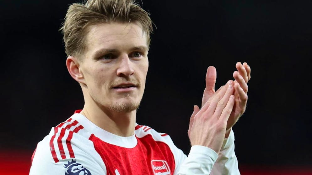 Nach der kurzen Weihnachtspause weiter an der Spitze: Arsenals Captain und Torschütze Martin Ödegaard