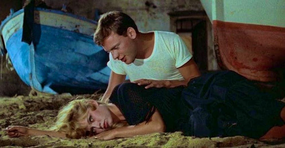 95 minutes in the 1956 film "Und immer lockt das Weib" was enough to make French actress Brigitte Bardot a global star.