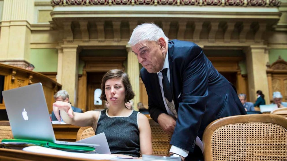 Lisa Mazzone e Daniel Brélaz hanno lavorato insieme in parlamento.