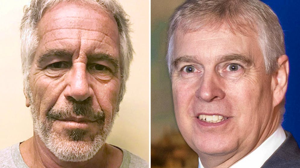 The British royal family stripped Andrew Mountbatten-Windsor (right) of all his royal titles last October because of his involvement in the Jeffrey Epstein abuse scandal.