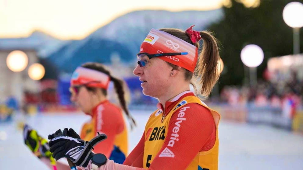 Nadine Fähndrich (front) and Anja Weber tried a lightning start in Toblach (archive photo)