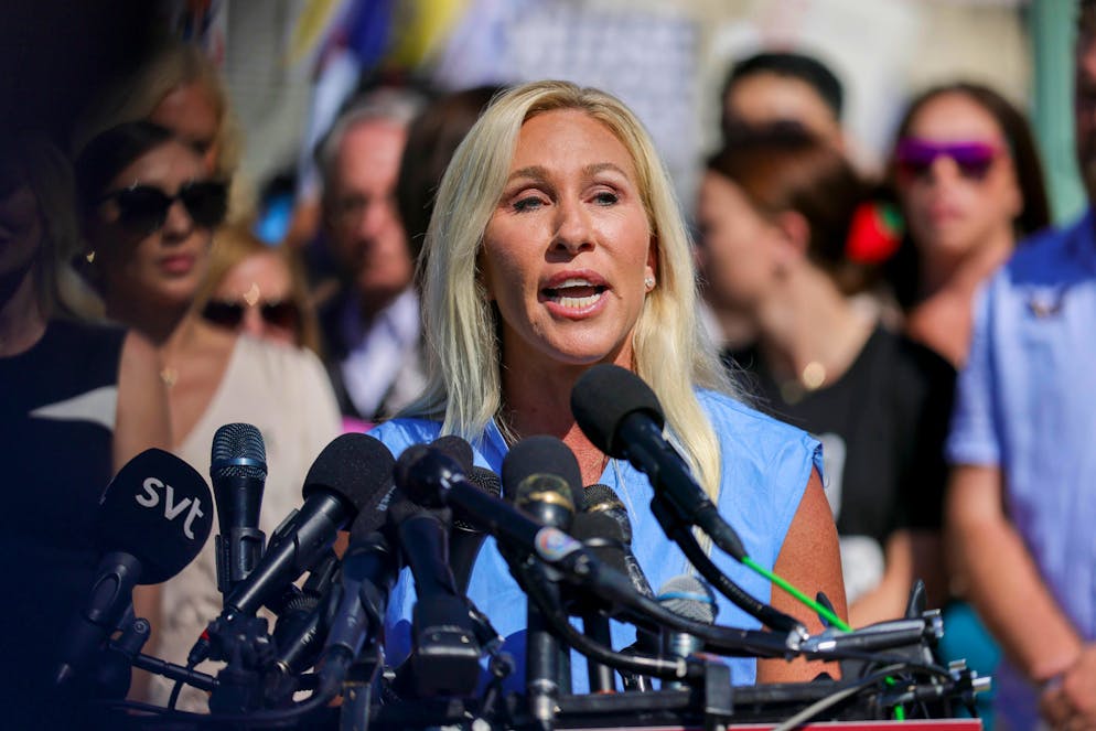 Marjorie Taylor Greene hat mit Trump gebrochen. Jetzt kehrt sie der politischen Elite in Washington den Rücken.