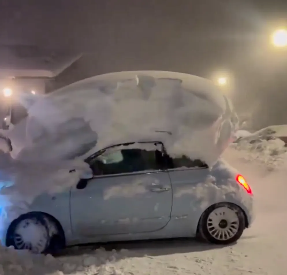 Es gab über drei Meter Neuschnee.
