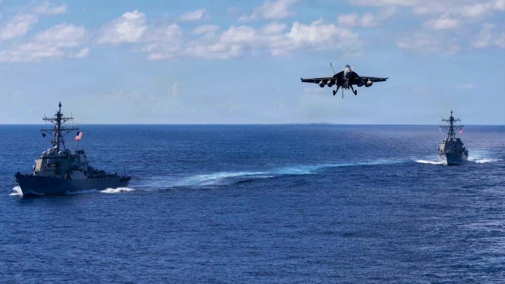 Das US-Militär hat Kriegsschiffe, Kampfflugzeuge und Soldaten in die Karibik verlegt. (Archivbild)