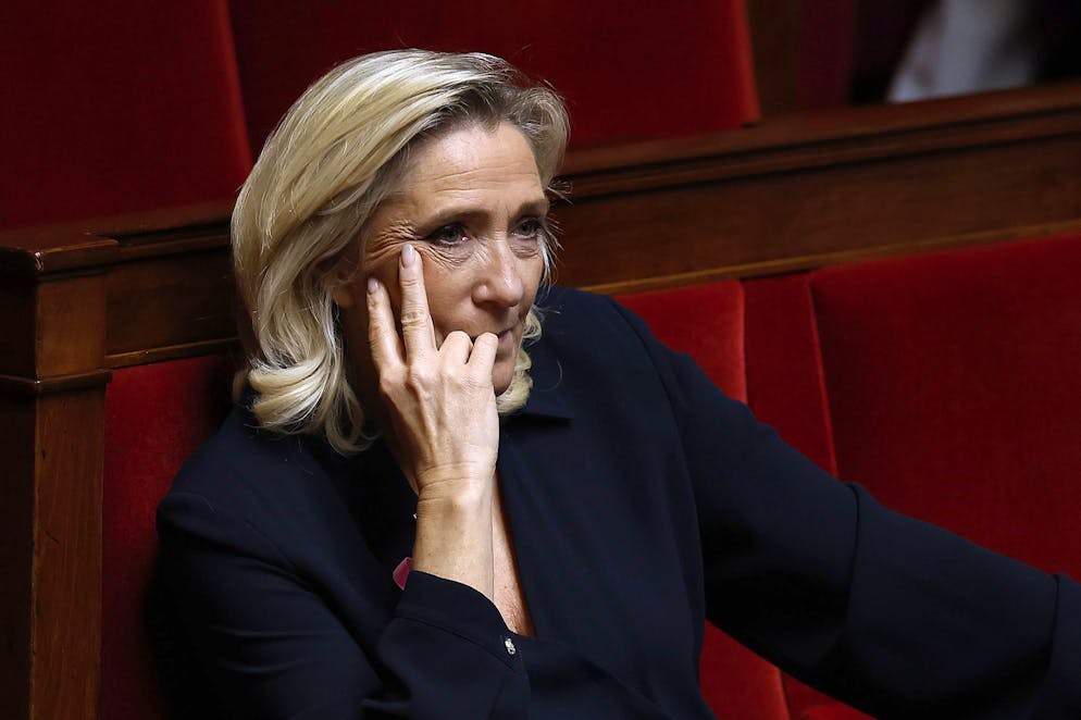 La patronne du RN avait promptement réagi à l'annonce du décès de l'actrice dimanche, en rendant hommage à une «femme exceptionnelle», «incroyablement française : libre, indomptable, entière» (archives).