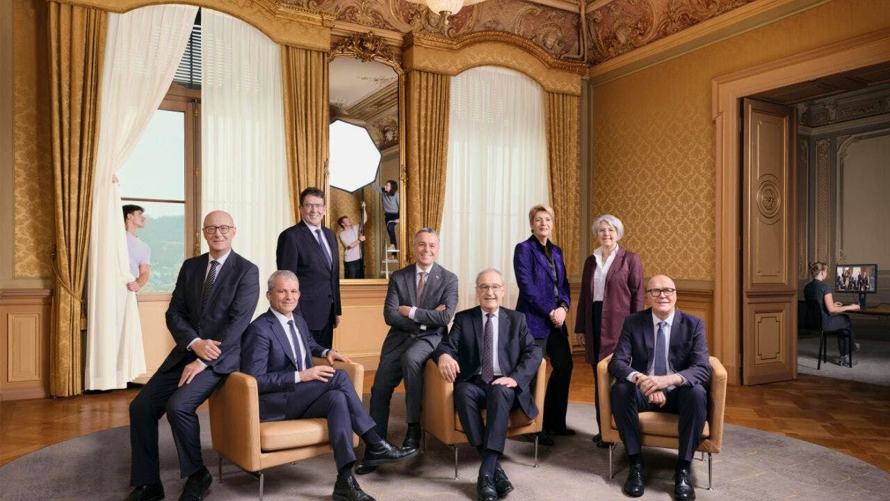 Government. Federal Council photo 2026 symbolizes youth and collegiality