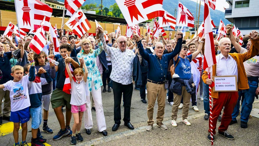Soon to be Jura: the small town of Moutier in the Bernese Jura will change cantons on January 1, 2026. (archive picture)