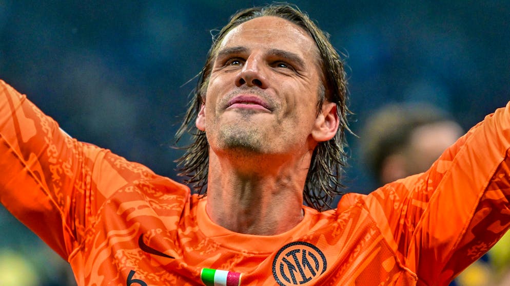 One of the most emotional sporting moments of the year: Yann Sommer's tears of joy after reaching the Champions League final.
