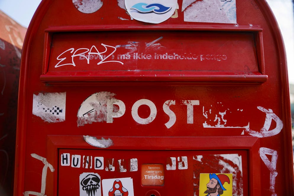 Le volume des lettres envoyées au Danemark a chuté de 90% au cours des 25 dernières années (photo d’illustration).