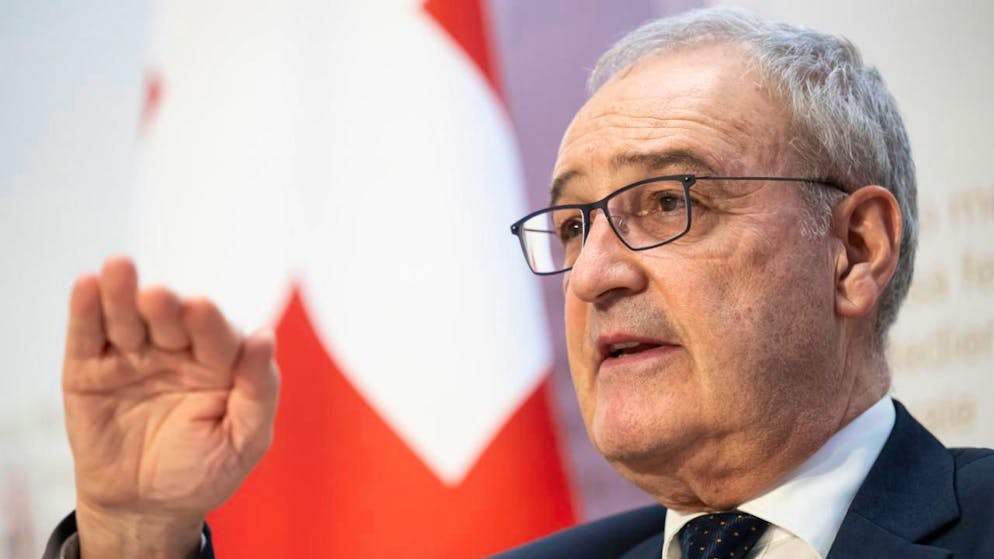 Il presidente della Confederazione Guy Parmelin