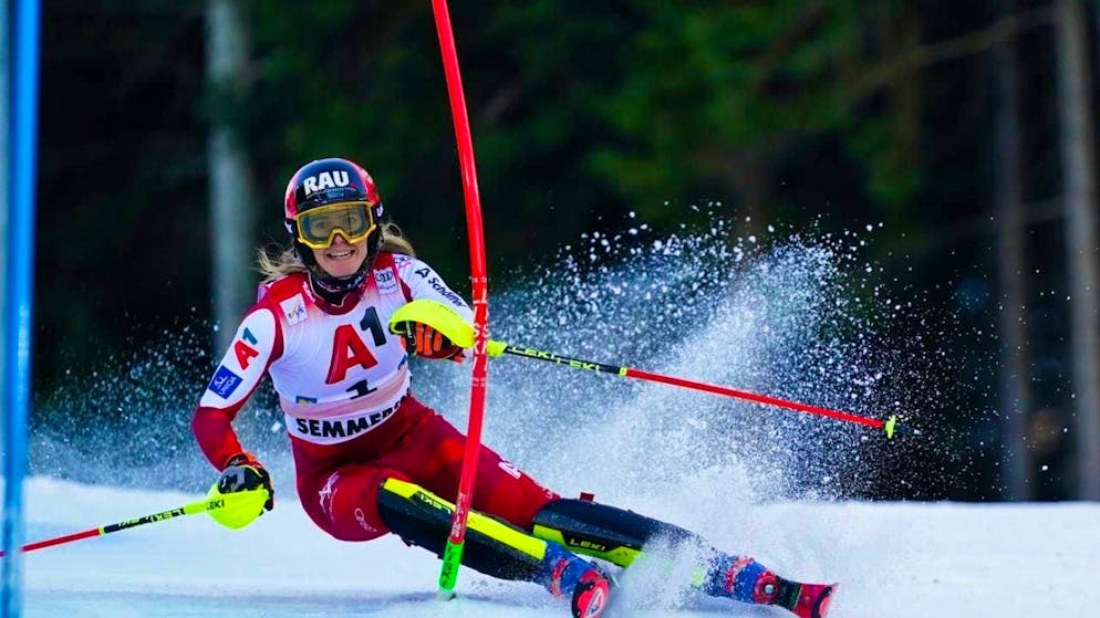 It was to be her last race of the season: Katharina Liensberger last Sunday in Semmering.