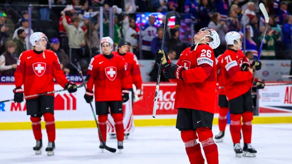 The Swiss are left with nothing but disappointment after their quarter-final defeat to the Czech Republic