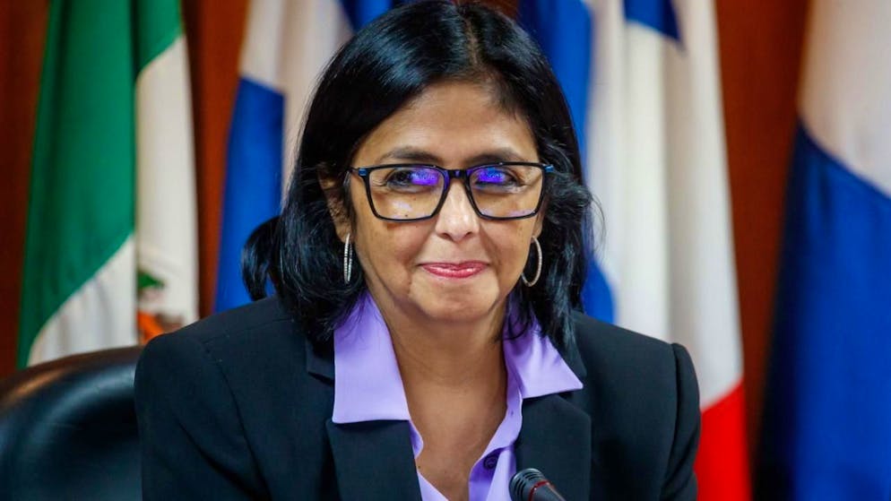 La vicepresidente venezuelana Delcy Rodriguez