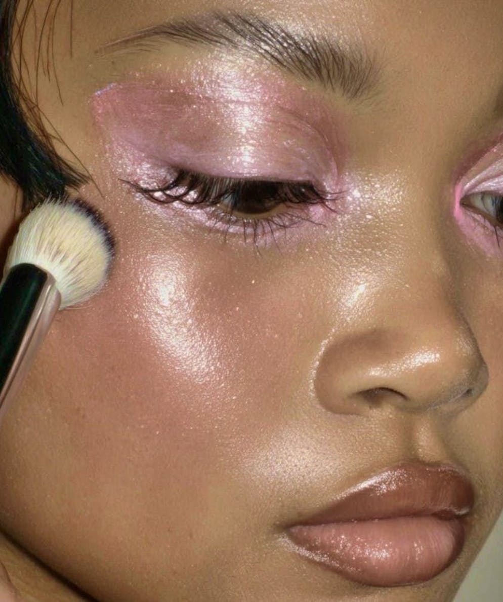 The complexion can glow.