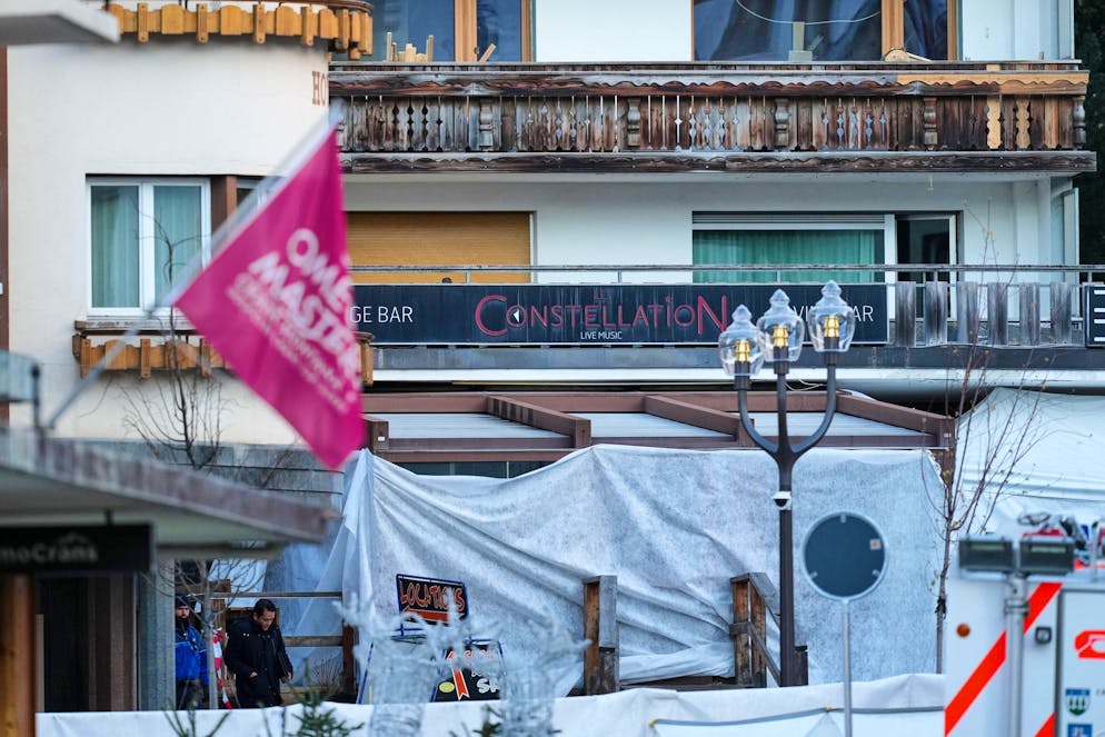 Il bar «Le Constellation», locale in cui si è consumata la tragedia di Crans-Montana.