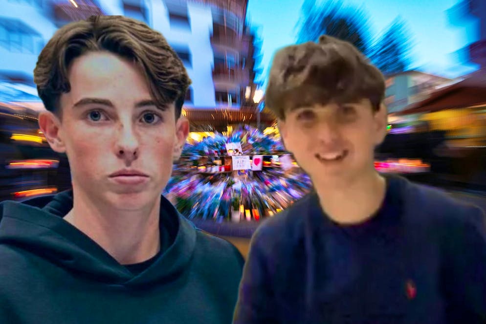 Arthur (a destra) e Benjamin (a sinistra) sono morti nella tragedia.