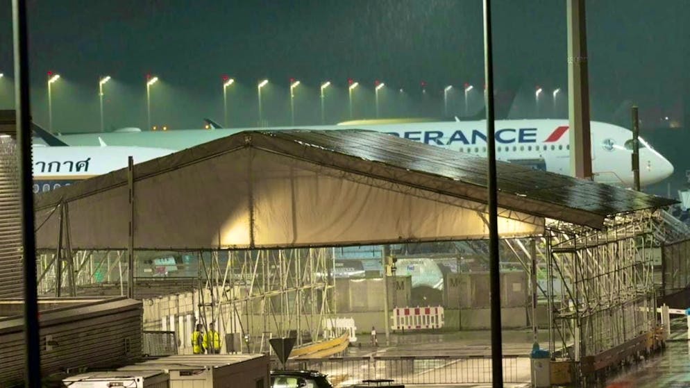 When an Air France plane suddenly smelled burnt, the crew decided to land in Bavaria. (archive picture)