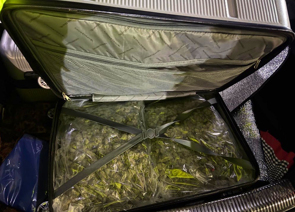 Das Rauschgift im Wert von 70'000 Franken wurde sichergestellt.
