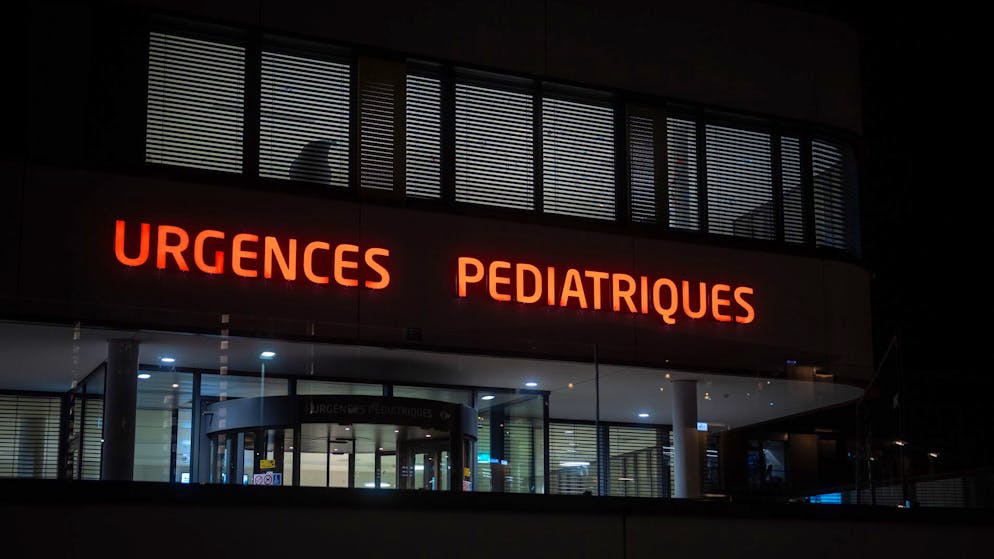Die Notaufnahme des Universitätsspitals Lausanne (Chuv). (2. Januar 2026)