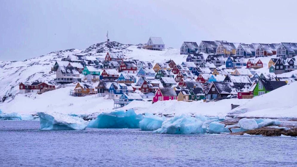 ARCHIVE - Nuuk in Greenland. Photo: Evgeniy Maloletka/AP/dpa/Archive image