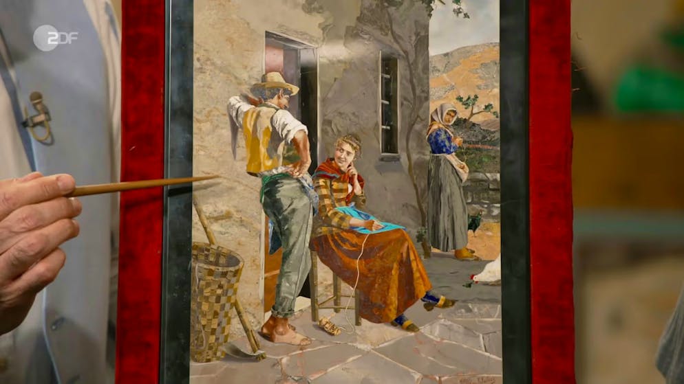 Um 1900 hat der Künstler Giovanni Montelatici die wahrhaft steinalte Pietra-Dura-Technik der Florentiner Handwerkskünstler wiederbelebt.