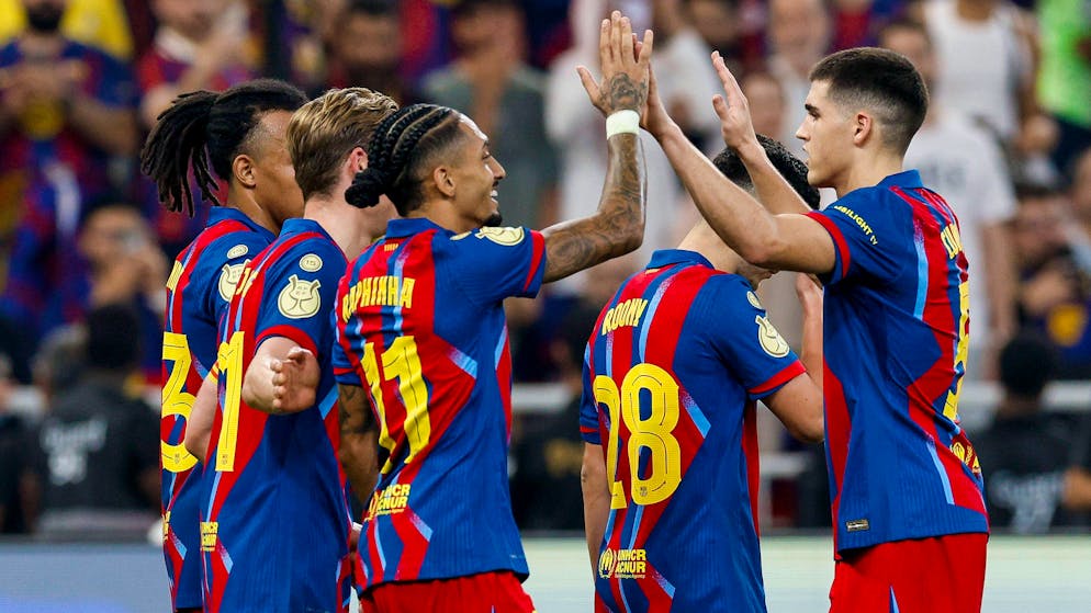 Barcelona überrolt Bilbao und zieht ins Supercup-Finale ein.