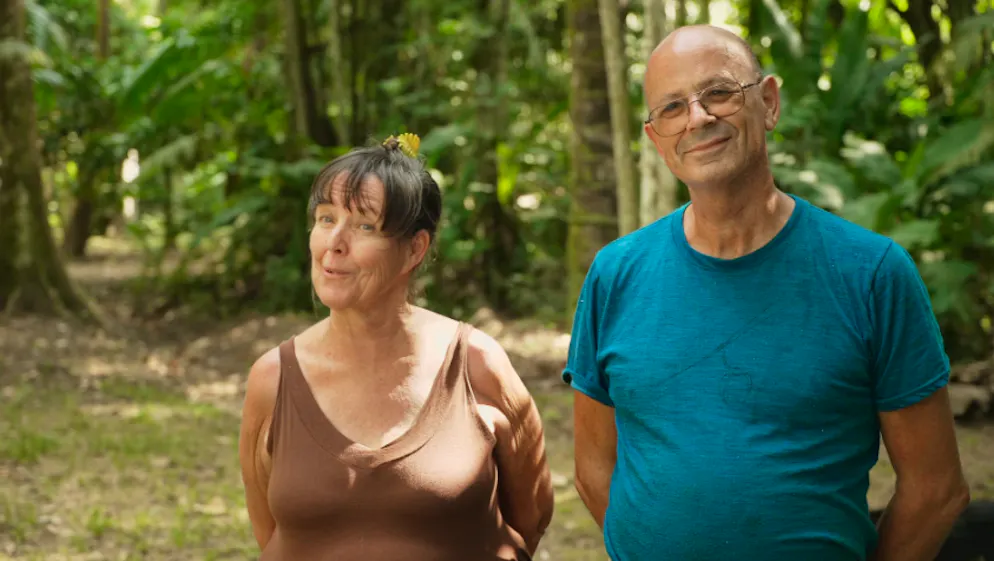 «Adieu Heimat» Staffel 2026: Von Andalusien, Surinam bis Ecuador. Brigitte Küchler und Stefan Schnider lernten sich 2023 bei «Bauer, ledig, sucht…» kennen – heute leben sie als Selbstversorger in Suriname.