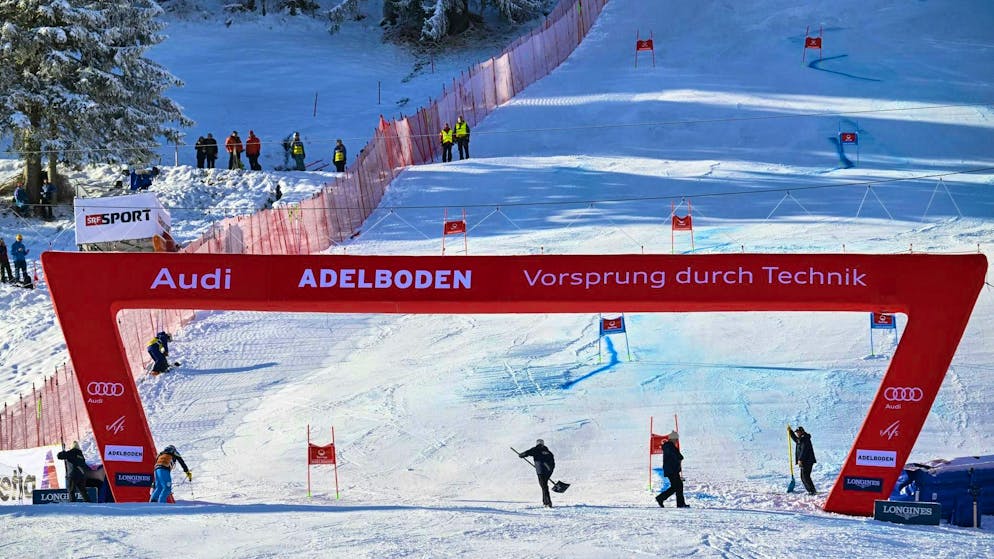 Ad Adelboden fervono gli ultimi preparativi.