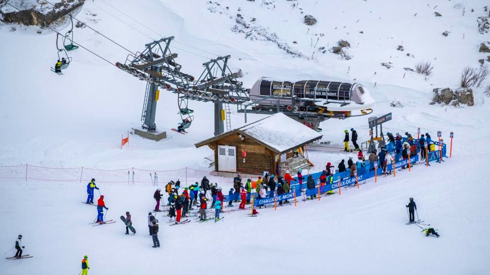Station de ski. Leysin : un secteur fermé en raison d'un éboulement de roches