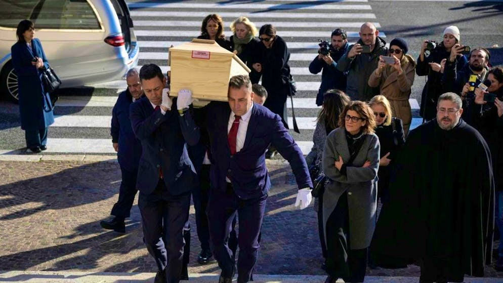 The funeral of a victim of the Crans-Montana fire took place in Rome on Wednesday.