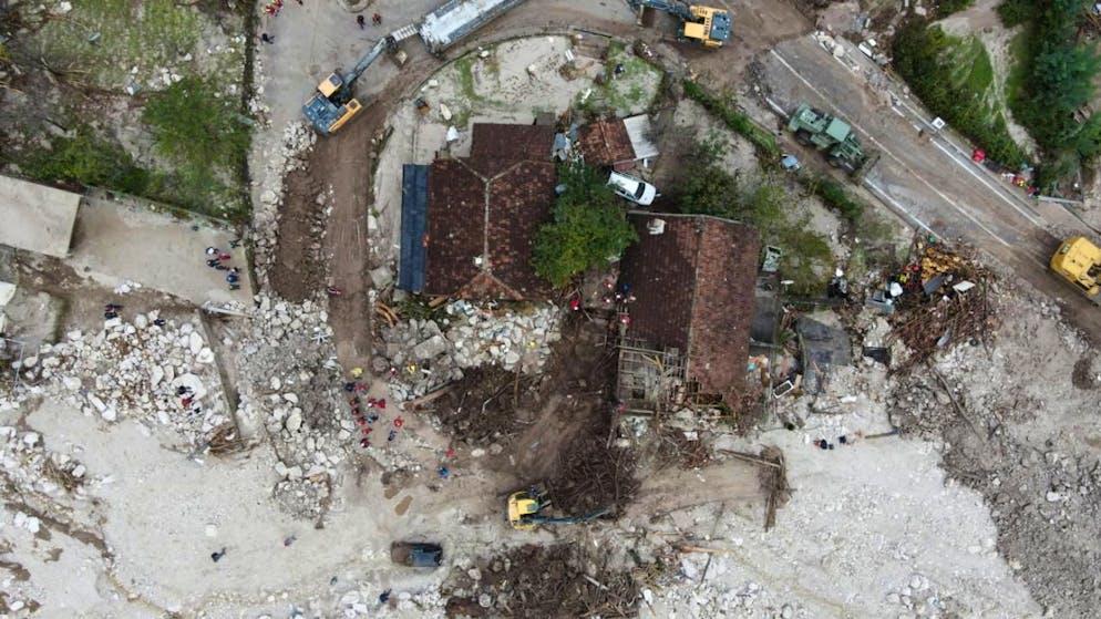 Inondazioni e frani causarono 27 morti l'anno scorso a Jablanica. (Foto d'archivio)