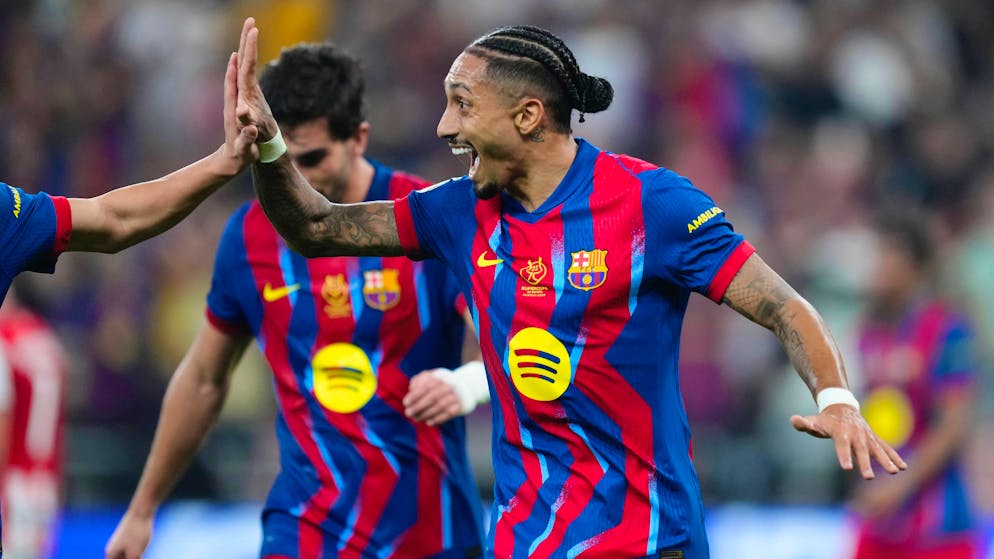 Supercoupe d'Espagne. Porté par Raphinha, le Barça humilie l'Athletic Bilbao et file en finale