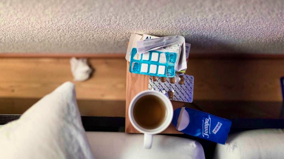 According to the FOPH, this year's flu epidemic is one of the biggest. (symbolic image)