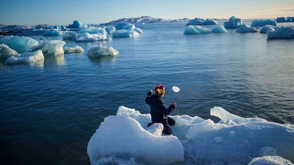 Eis vor Grönlands Hauptstadt Nuuk: Donald Trump sagt schon seit Jahren, dass er die Insel kaufen will. (Archivbild)