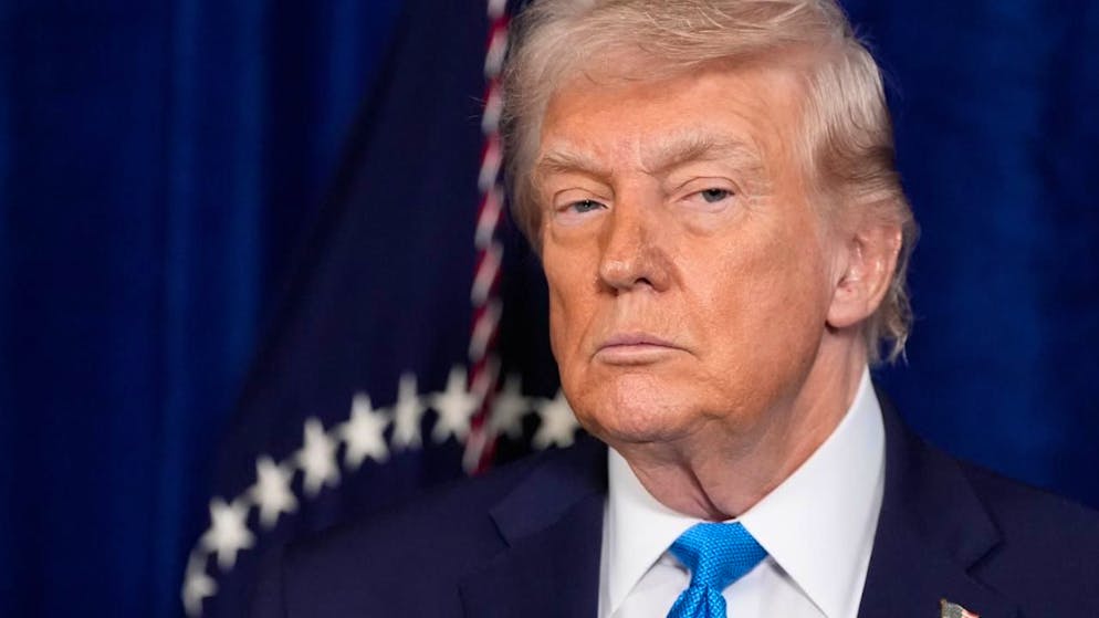 US-Präsident Donald Trump im Mar-a-Lago Club. Foto: Alex Brandon/AP/dpa