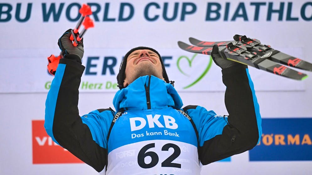 Biathlon. Victoire italienne en sprint au milieu des larmes