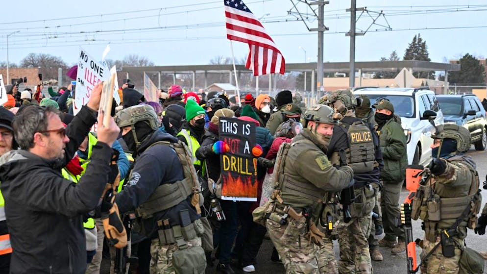 Proteste a Minneapolis (Usa)